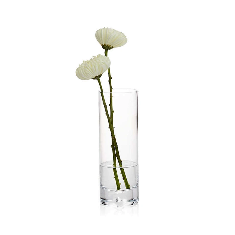 Wholesale Customized Glass Cylinder Vases Tall Multi-use Pillar Candle, Floating Candles Holders or Flower Vase