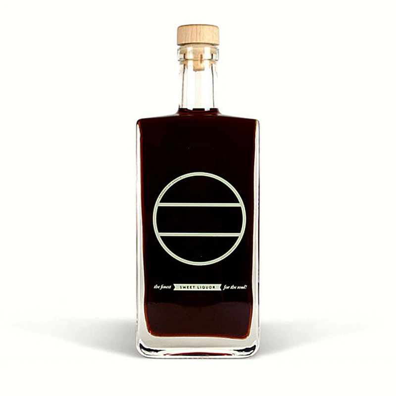 500ml 17oz Wholesale Empty wine Glass bottle for liquor vodka and whisky glass bottle