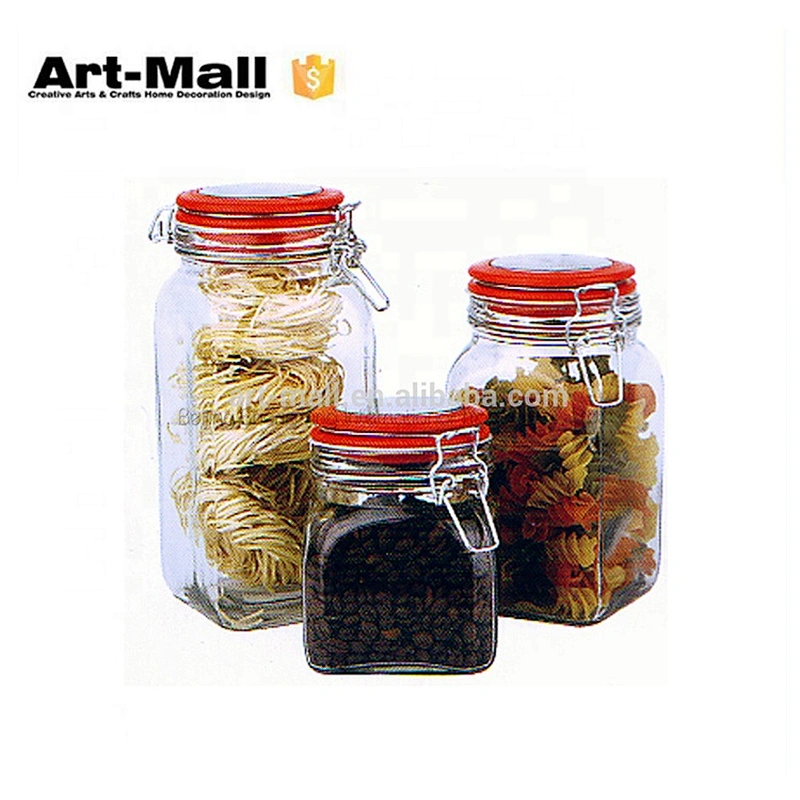 3 set fancy glass mini airtight freezer food storage boxes wholesales