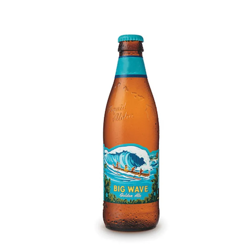 2021 Wholesale Custom Color Size Hot Stamping Amber Glass Beer Bottle