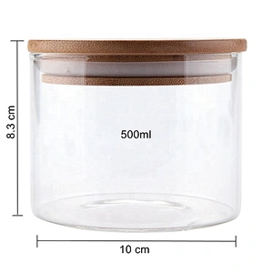 Hot sale high quality cheap price wholesale custom  wood packaging glass jar