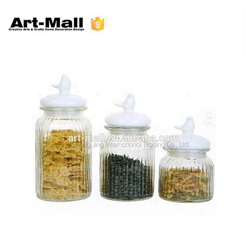 New designs best quality coffee glass jars with airtight lid