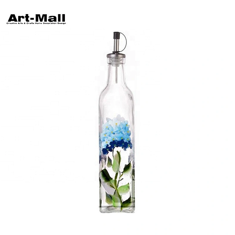 Hot stamping airtight glass olive oil essential bottle for kitchen