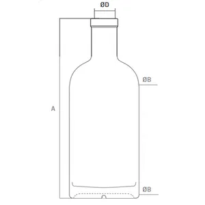 Wholesale and retail manufacturers for sale customized designblack frosted skull glass bottle