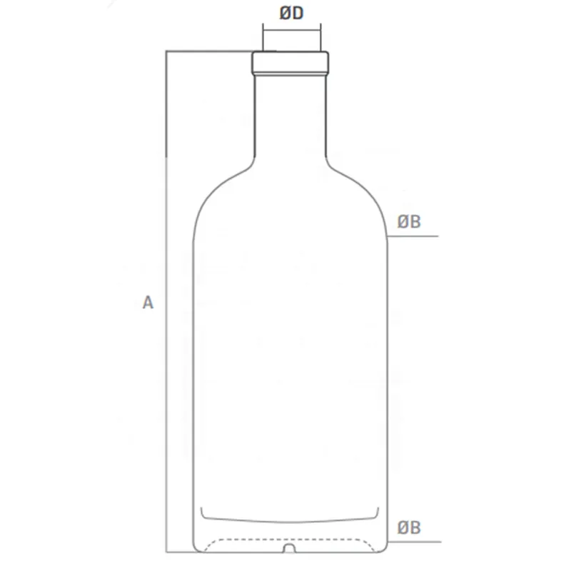 Wholesale and retail manufacturers for sale customized designblack frosted skull glass bottle