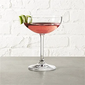 Manufacturers Wholesale 7oz Wide Mouth Wine Glass Goblet Banquet Wedding Champagne Glass Tower Goblet cocktail cup