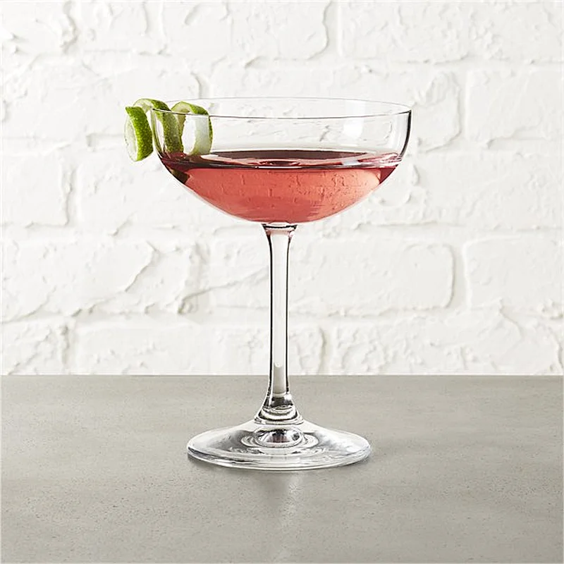 Manufacturers Wholesale 7oz Wide Mouth Wine Glass Goblet Banquet Wedding Champagne Glass Tower Goblet cocktail cup