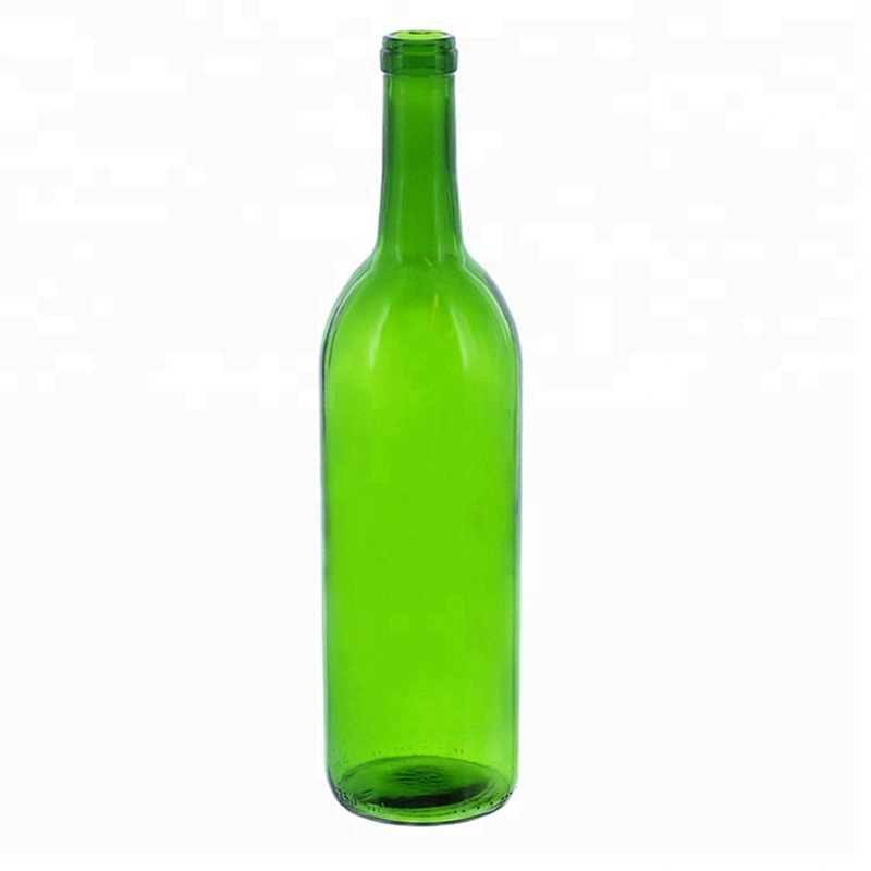 High Quality Fast Delivery Red Glass Wine Bottle 750ml