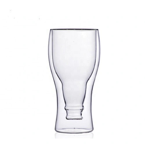 China manufacturer supply hot sale beer cup Individuality double wall beer glass jar