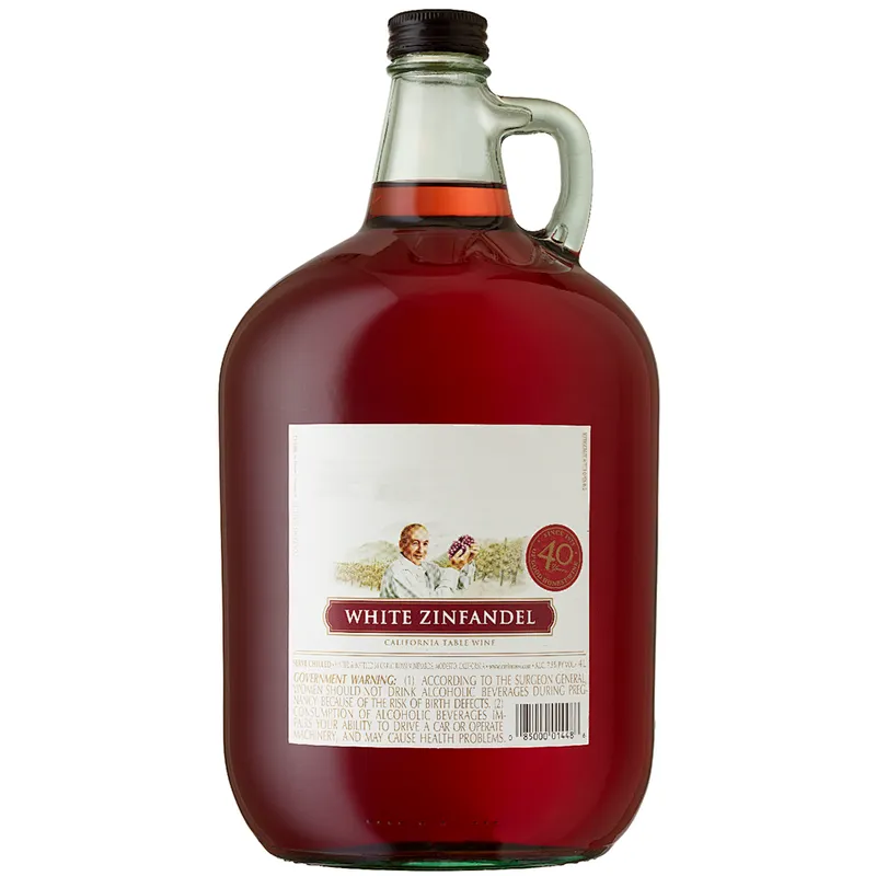 one gallon 4 liter clear wine containers california wine jars glass beer growler large capacity liquor bottle with a handle