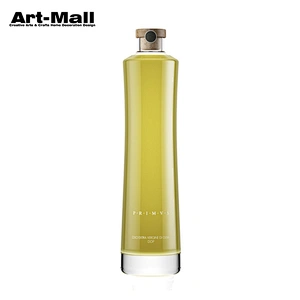 Customized easy open end available engraving bottle glass juice