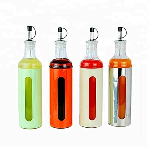 Wholesale clear glass high quality sesame oil bottle