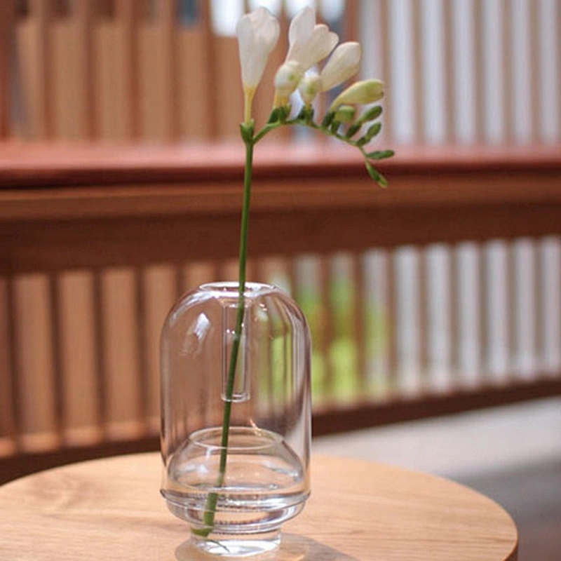 Professional manufacturer 6*12cm Lead-free glass saffron glass jar