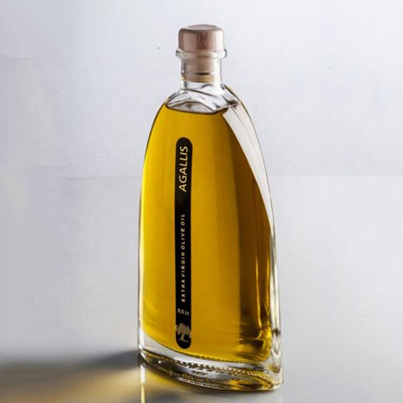 Excellent quality clear crystal glass juice bottle with low price