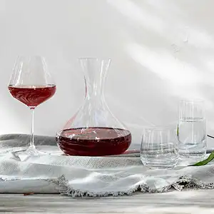 Wholesale Wine GLass and Champagne Glasses Lead Free Crystal Glass Burgundy Goblet