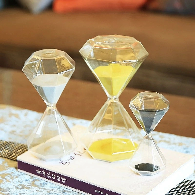 Frasco de vidrio de arenas de 30 minutos de alto borosilicato de suministro de fabricación de fábrica de China