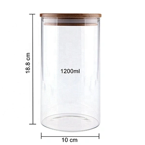 Hot sale high quality cheap price wholesale custom  wood packaging glass jar