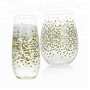 2020 new style high quality transparent glass wine cup