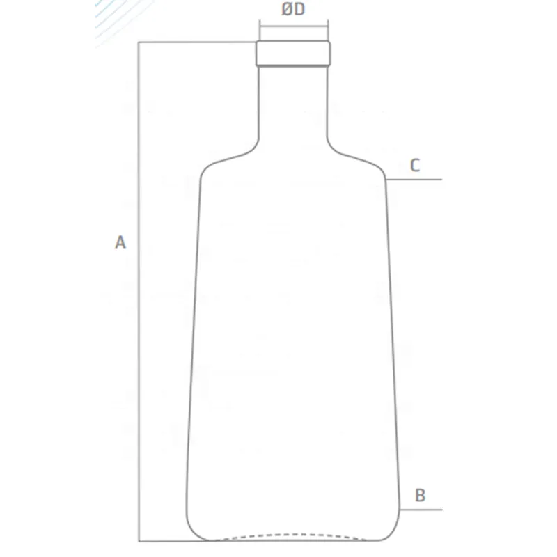 Wholesale Popular Promotions high quality and low price custom glass bottle
