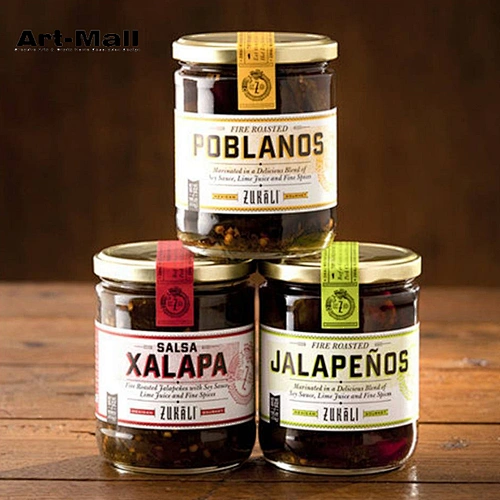 Mini tarro de cristal de miel de proveedores de Alibaba con tapas doradas