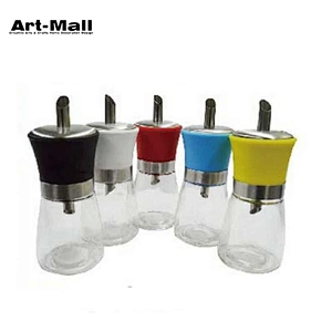 China factory wholesale pepper salt spice empty glass bottle