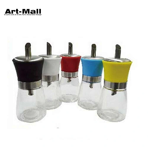 China factory wholesale pepper salt spice empty glass bottle