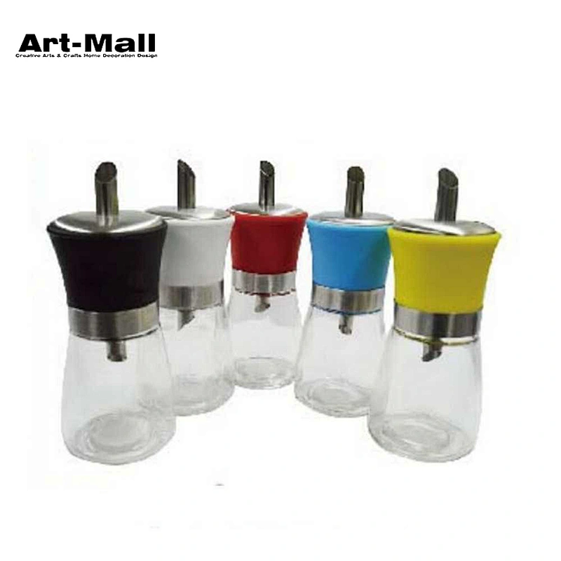 China factory wholesale pepper salt spice empty glass bottle