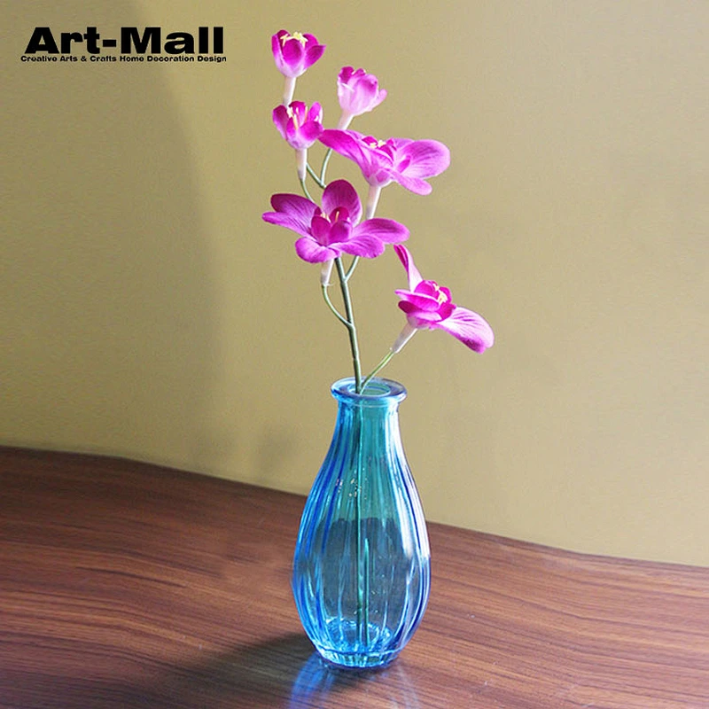 Professional Supplier Manufacturer Art Oval Clear Glass Vase