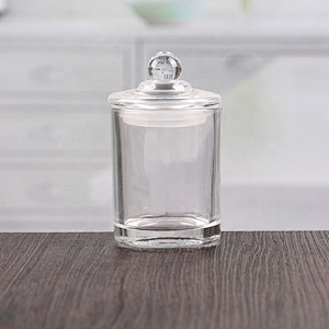 Chinese supplier customized black frosted glass candle jars