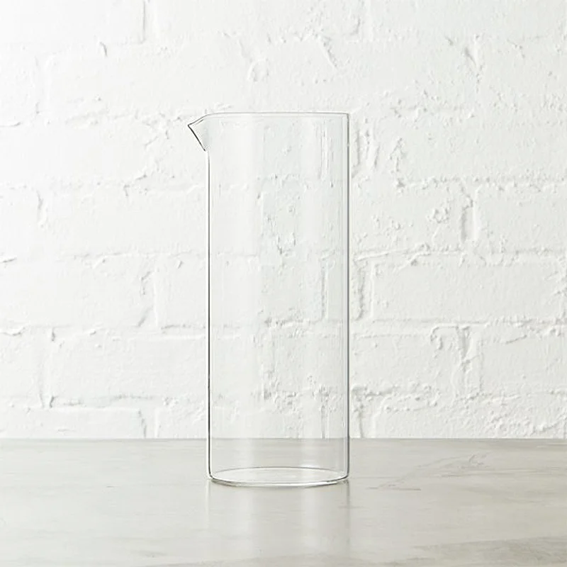 HOT sale 500ML Made from Borosilicate Transparent Glass Tube Wholesale Beaker Mug For Home Kitchen