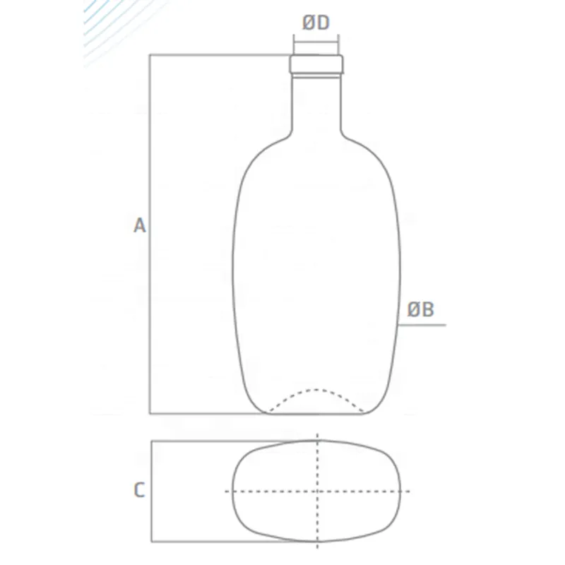 Professional manufacturer hot new product custom frosted glass bottles and jars