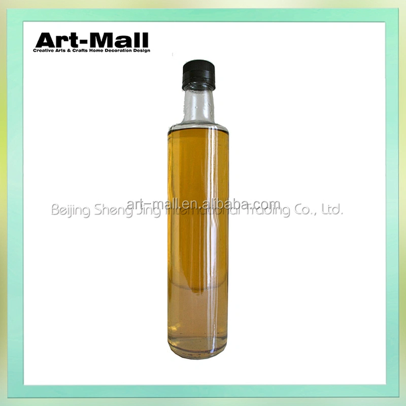 wholesale kitchen use glass dark green cooking vinegar oil bottle