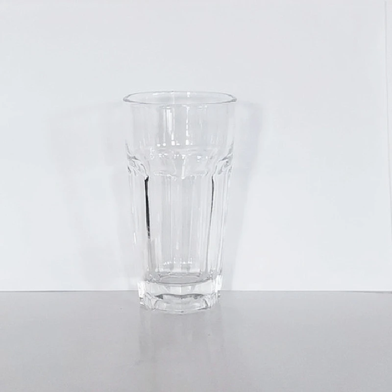 250mL Personalized logo round bottom whisky glass circle top Octagonal whisky glass cup beer cup