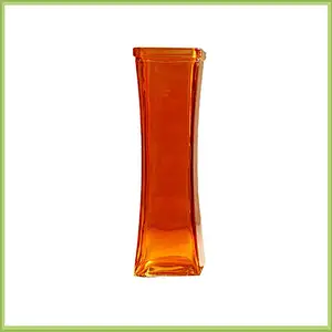 Excellent quality table crystal handblown colorful glass vase