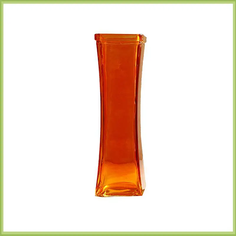 Excellent quality table crystal handblown colorful glass vase