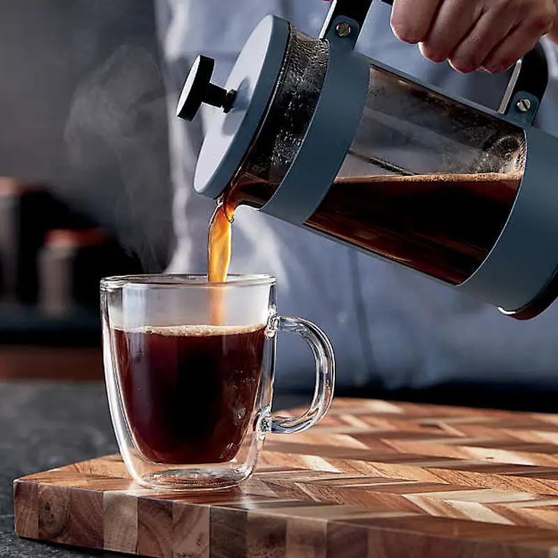 Manufacture Custom Coffee Tea High Borosilicate Handle Heat Resistant Mug Food Grade Hot Insulated Double Wall Glass Cup