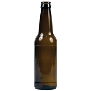 2021 Wholesale Custom Color Size Hot Stamping Amber Glass Beer Bottle