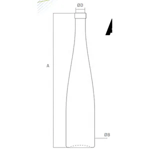 Professional manufacturer Simple design essential oil amber glass bottle