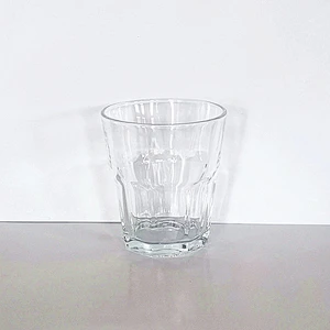 250mL Personalized logo round bottom whisky glass circle top Octagonal whisky glass cup beer cup