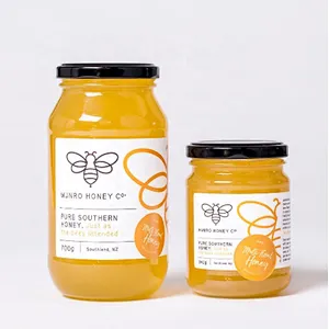Frascos de vidrio de envasado de alimentos de diseño personalizado económicos con buena calidad