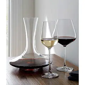 Wholesale Wine GLass and Champagne Glasses Lead Free Crystal Glass Burgundy Goblet