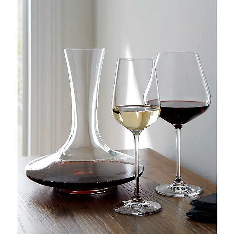 Wholesale Wine GLass and Champagne Glasses Lead Free Crystal Glass Burgundy Goblet