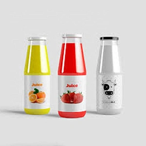 Customized design borosilicate glass juice bottle with low price