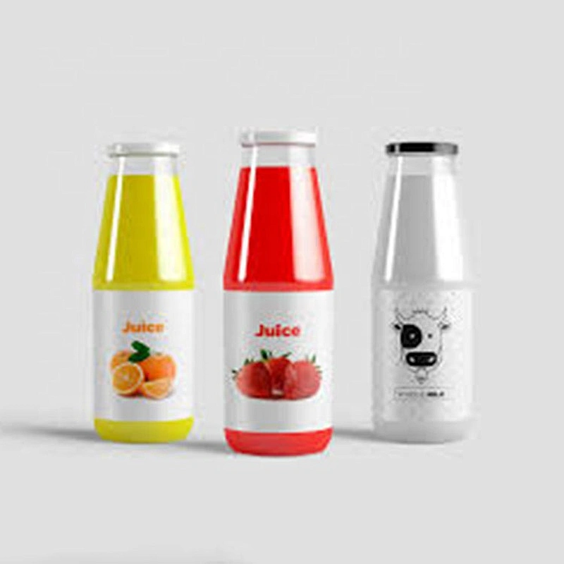 Customized design borosilicate glass juice bottle with low price