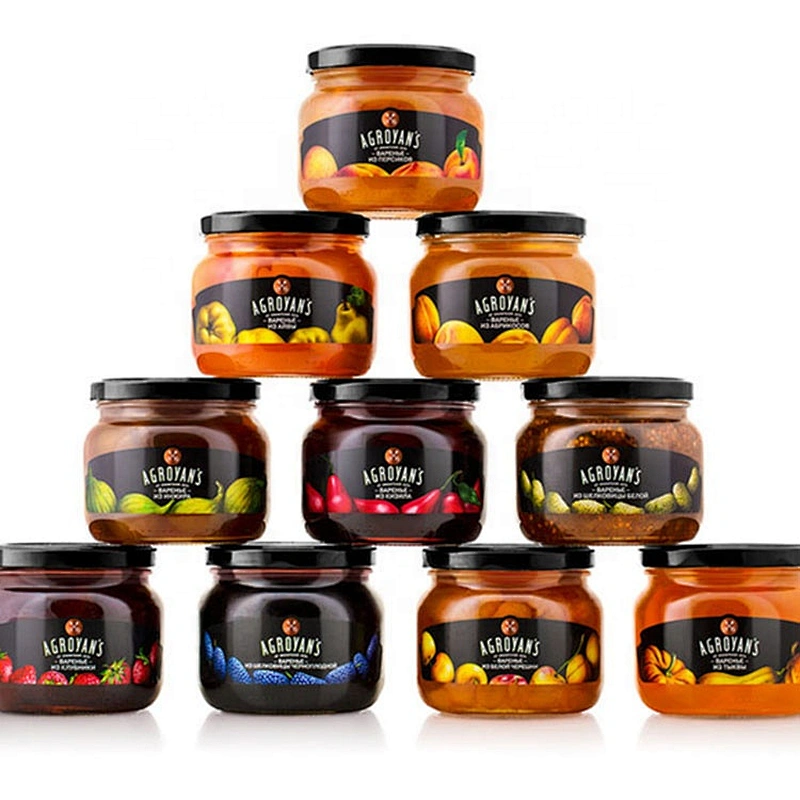 Hot sale professional factory manufacturing 500ml glass jar