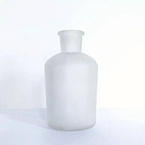 60ml125ml250ml500ml1000ml Glass reagent bottles water bottles with custom logo for Aromatherapy food candle flower