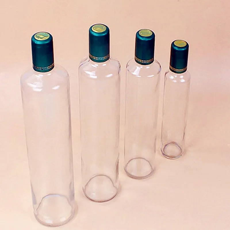 250ml 500ml 750ml Empty Olive Oil Bottle Green Transparent  Amber Glass Olive Oil Bottles with lid