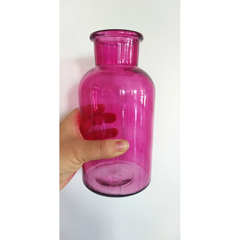 Wholesale Exquisite Decoration Worth Buying Decoration Crystal Glass Flower Vase artificial flower with vase for home decor