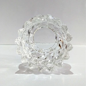Hot sale Transparent Wholesale Glass Sugar Candy Bowl/Jar with Lid Small Candy Cookie Empty Spice jars