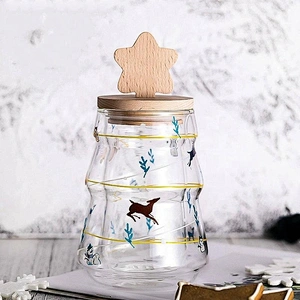 Customized hot selling wholesale custom glass jars with good quality